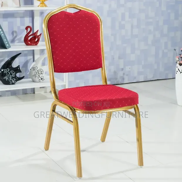 Boss Office Products Heavy Duty Banquet Chair - Red - 1