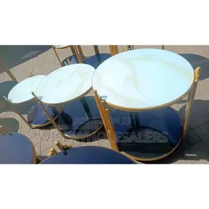 3-in-1 Executive Pure Marble Table