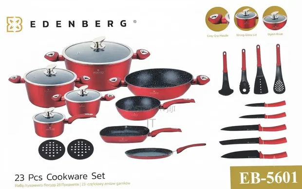 23 Pcs Edenberg Non-Stick Cookware Set - 1