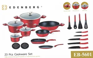 Edenberg 23 Pcs Cookware Set Isiyo Na Gundi