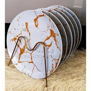 6 Pcs Beautiful Ceramic Dinner Plates