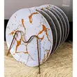 6 Pcs Beautiful Ceramic Dinner Plates - 1