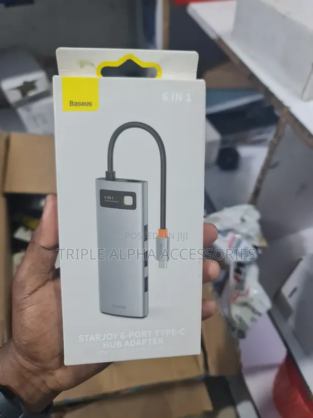 Baseus StarJoy 6-in-1 USB-C Hub (100W PD) - 1