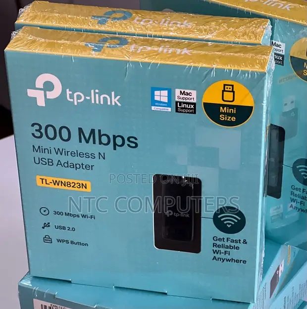 TP-Link 300Mbps Wireless Nano USB Adapter TL-WN823N - 1