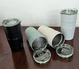 500ml Thermocup ya Vacuum yenye Lid ya Uwazi
