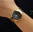 WWOOR 3ATM Waterproof Slim Watch ya Wanaume - 2