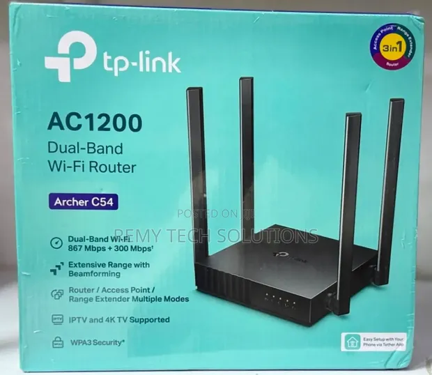 TP-Link Archer C54 AC1200 Dual Band Wi-Fi Router - 1