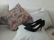 Ancg Aimeigao Viatu vya Ngozi Nyeusi vya Quilted - Size 40 - 2