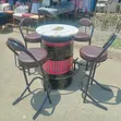 Set of High Bar Chairs and Custom Table - 1