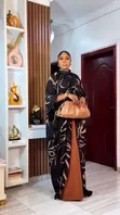 Dubai Fashion 2-in-1 Abaya Maxi Dress - 2