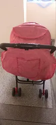 Combi Lightweight Stroller - Black & Maroon - 1