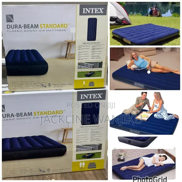 Intex Dura-Beam Standard Air Mattress - 1