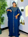Abaya Nzuri ya Navy Blue - Mtindo wa Dubai - 2