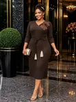 Classy Turkey Burnt Orange Dress - 2