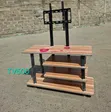 Glass TV Stand with Mount - 2