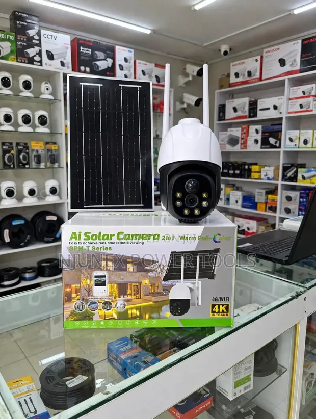 AI 4G Single Lens Solar PTZ Camera - 1
