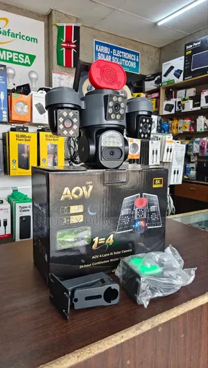 AOV 4-Lens AI Smart Solar Camera with 4G/eSIM