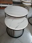 Luxury Round Marble Coffee Table - 2