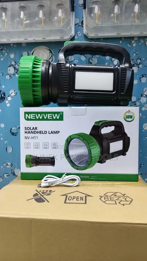 NEWVEW NV-H11 50W Solar Rechargeable Handheld Lamp Mpya