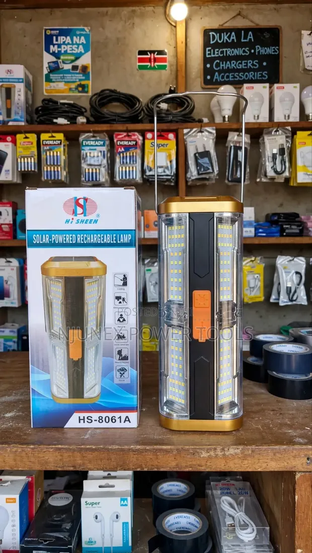 Hi-Sheen HS-8061A Solar-Powered Rechargeable Lamp - 1