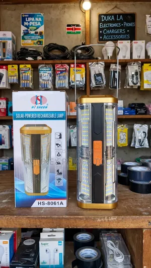 Hi-Sheen HS-8061A Solar-Powered Rechargeable Lamp