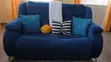 Seti ya Sofa ya Bluu ya Viti 8 - 1