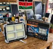 Mwanga wa Solar wa 100W wa Dharura unaoweza Kuchajiwa na Betri Zinazoweza Kubadilishwa - 1