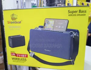 BoomBest 711BT Wireless Bluetooth Speaker yenye Bass Nzito