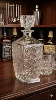 ACE Decanter Mraba 850ml Kioo Safi - 1