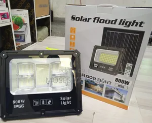800W Solar LED Flood Light - Taa ya Nje ya Bustani na Usalama