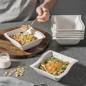 Fancy Shapely Ceramic Bowls (Set of 6)