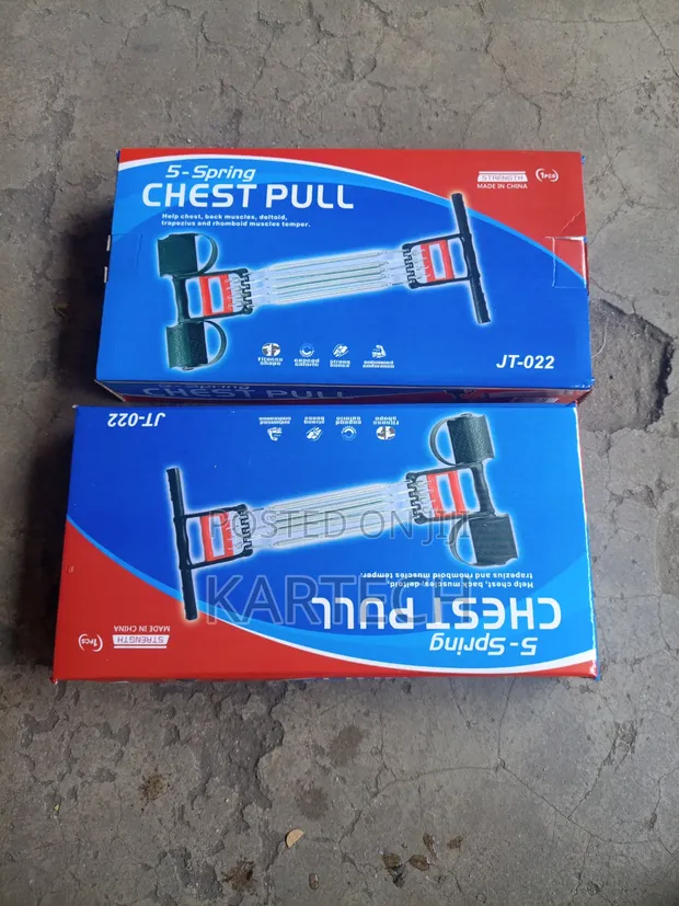 5-Spring Chest Pull / Chest Expander - 1