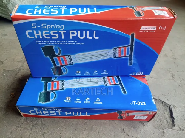 Multi-Spring Resistance Chest Pull Exerciser - 1