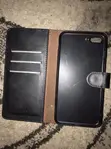 Kifuniko cha Mkoba cha Ngozi Nyeusi cha iPhone 7 Plus/8 Plus - 3