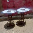 Meza za Baa za Kipekee zenye Fremu ya Chuma cha Copper - 2