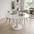 Round Marble Coffee Table - Modern Elegant - 1