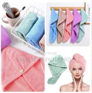 Taulo ya Nywele ya Microfiber