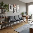 Heavy Duty Link Chair - Waiting Room Reception Chair - 1