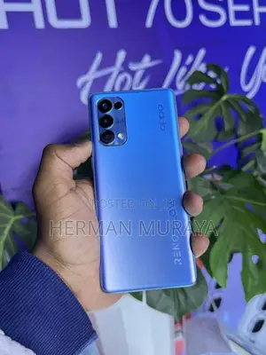 Oppo Reno 5 256GB Bluu (Iliyo tumika, Skrini Imevunjika)