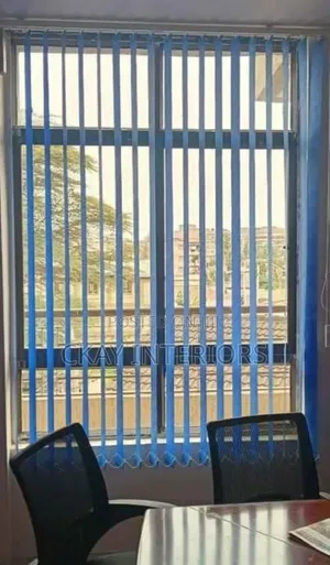 Sky Blue Vertical Blinds - Mpya Kabisa