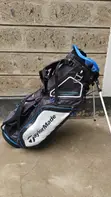 Used Taylormade Golf Stand Bag and Pencil Bag - 2