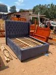 Chester Wingback Bed 5x6 Grey - 2