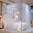 4 Stand Big Size Round Mosquito Nets - 1
