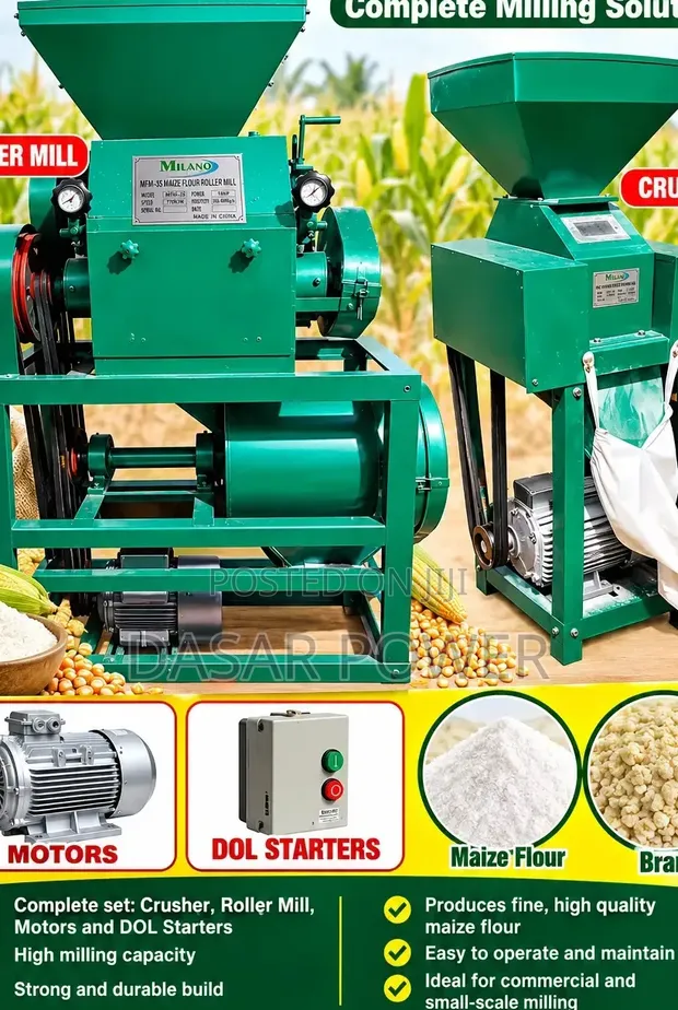 Milano MFM-35 Grade One Roller Mill - 1