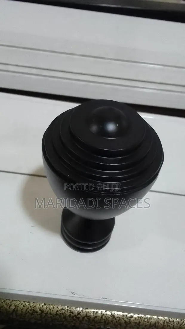 Jua Kali Curtain Rod End Flowers - 1