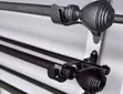 Jua Kali Curtain Rod End Flowers - 2