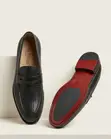 John Foster Loafers za Ngozi na Bottomi Nyekundu - 1