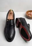 John Foster Loafers za Ngozi na Bottomi Nyekundu - 2