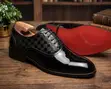 John Foster Viatu vya Tuxedo vya Wanaume Red Bottom - 3