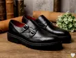 Viatu vya Lug Sole Wingtip Double Monk - 2